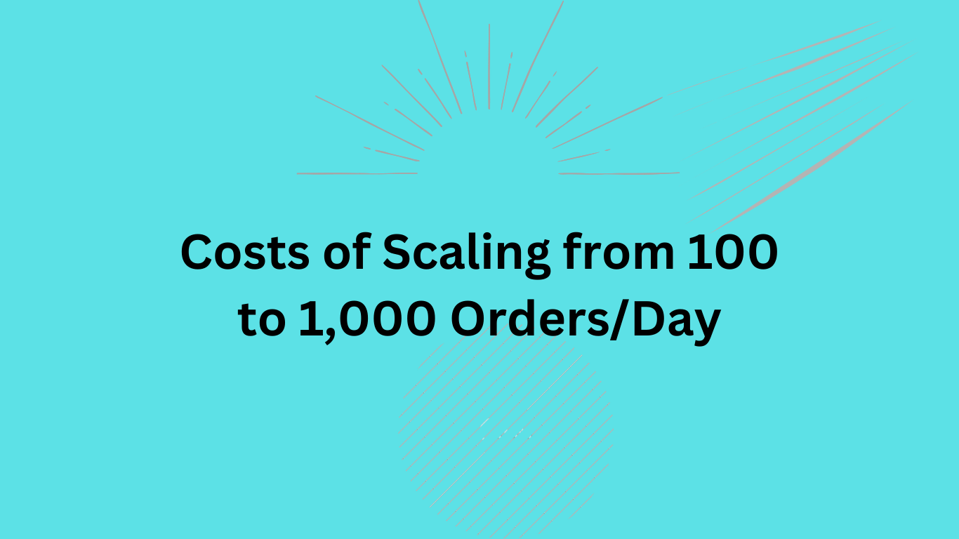 Hidden Costs of Scaling from 100 to 1,000 Orders/Day